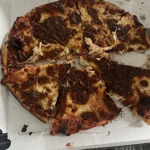 a pizza in a box