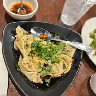 spicy chili wonton