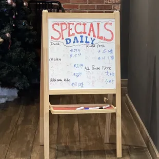 Daily Specials