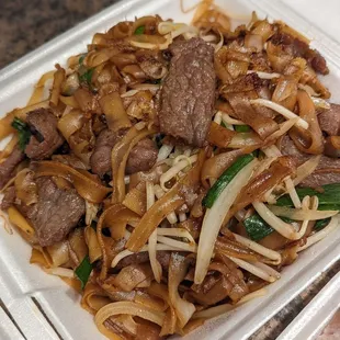Beef chow fun dry