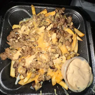 Asada fries: Missing so many items as listed in my review. They didn't even put a lid on the sauce.... Disgusting! Threw it away