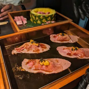 Wagyu Uni Caviar Nigiri Raw