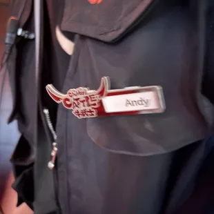 Our attentive, helpful, and happy waiter at chubby cattle