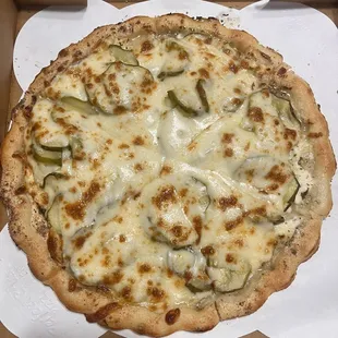 Gluten free Pickle Pizza