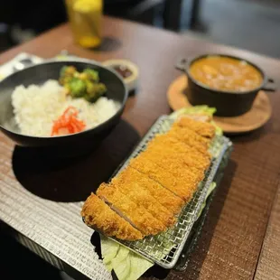 Chicken katsu side