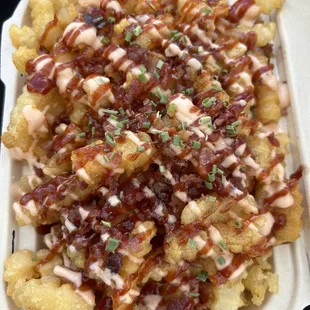 Loaded Bacon Fries (my son's favorite)