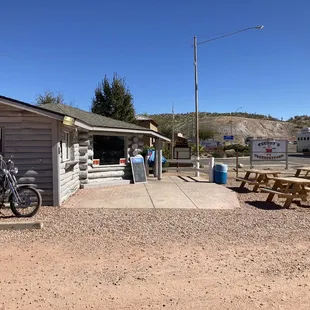 Entrance and Outdoor Seating