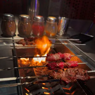 A5 Wagyu Tongue  Pork Belly  Lamb  A5 Black Pepper Wagyu  A5 Wagyu Brisket  Rib Finger  Short Rib