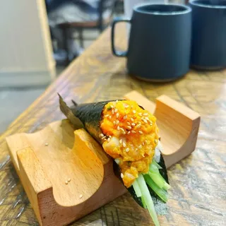 Spicy Salmon Hand Roll