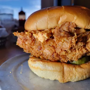 a fried chicken sandwich