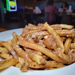a plate of fries