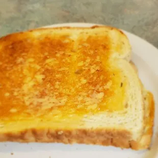 The sourdough toast is better than average.