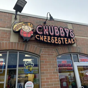 the front of the restaurant