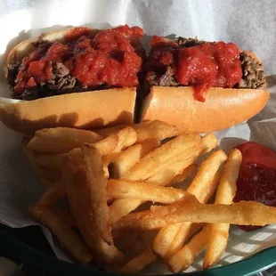 Pizza cheesesteak is fantastic