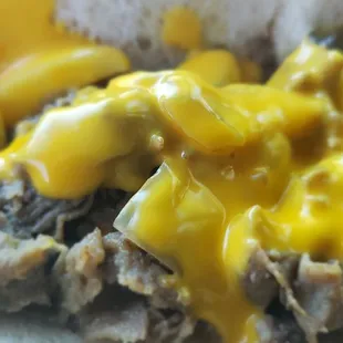 Very bready and skimpy meat and cheese.