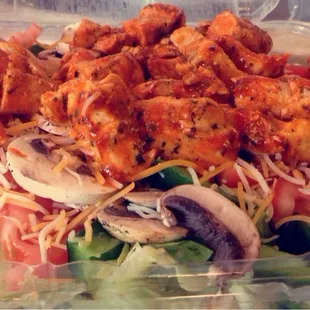 Blue cheese buffalo chicken salad!!