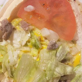 Dead fly on the tomato they used for my sandwich.