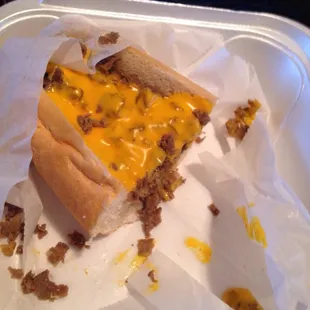 Philly with cheese whiz