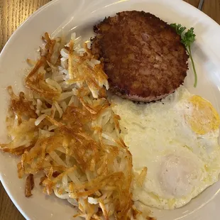 Corn beef hash  breakfast