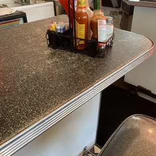 The counter