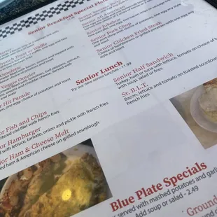 Senior lunch choices