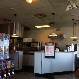 interior, pizza
