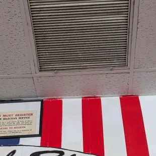 The dust coming out of the vents.