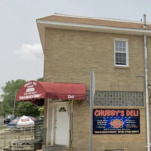 the outside of the building