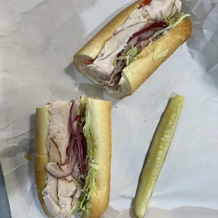 Turkey and Cheese Hoagie