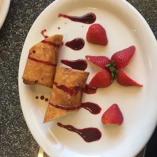 Fried cheesecake, definitely a MUST try.