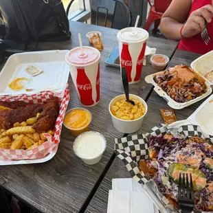 Our delicious lunch.