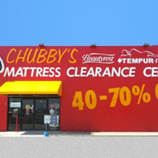 The Chubby&apos;s Clearance Center at the TradeCenter will contain Exclusive offers.