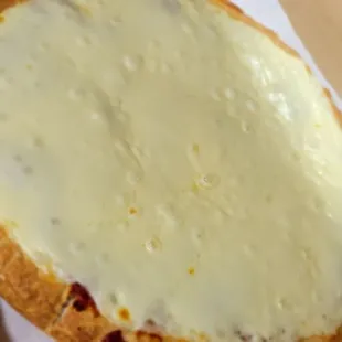 8 cut cheese pizza