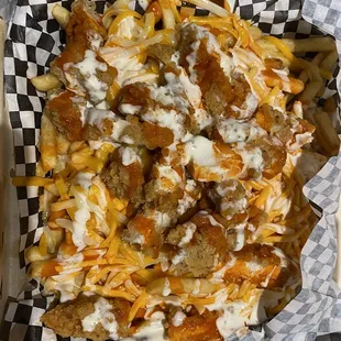 Buffalo chicken fries