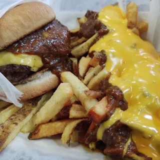 Double Chili Cheese Burger