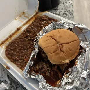 Brisket Sandwich Plate