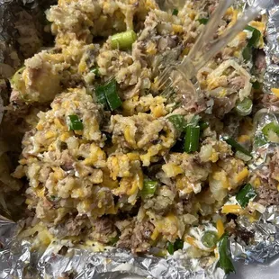 The Chub Spud with chicken