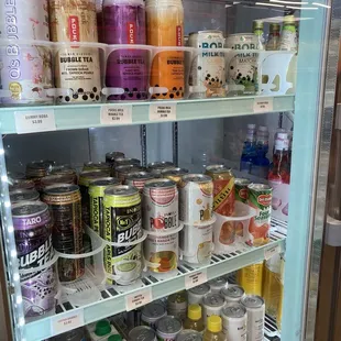 Boba drinks if many varieties
