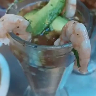 Cocktail de Cameron Chico 
Shrimp cocktail small