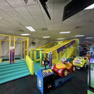 Trampoline and Obstacle Course