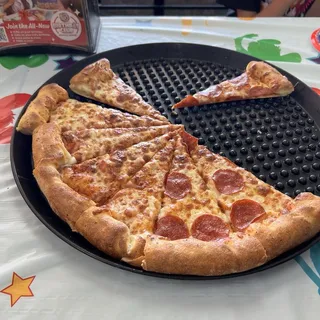 1/2 Pepperoni, 1/2 Sausage