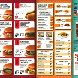 Complete Menu (front)