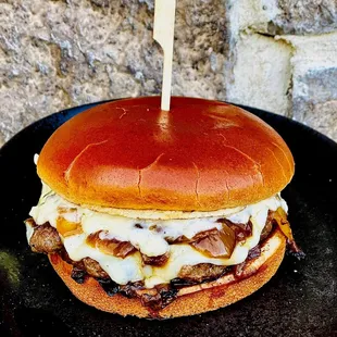 French Onion Burger