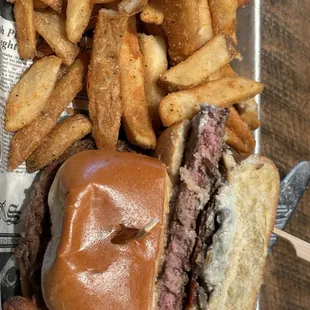 Black and Blue Burger