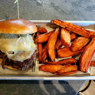 French Onion Burger