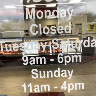 Not sure if the hours are the same during the shut down