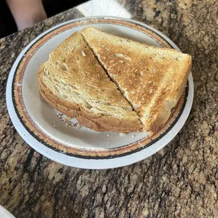 Rye toast