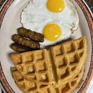 food, waffles