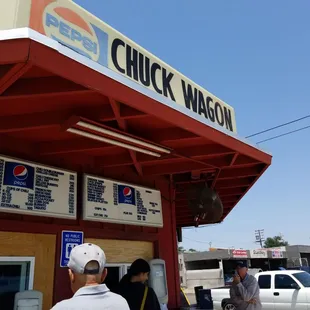 Always a line at lunchtime..