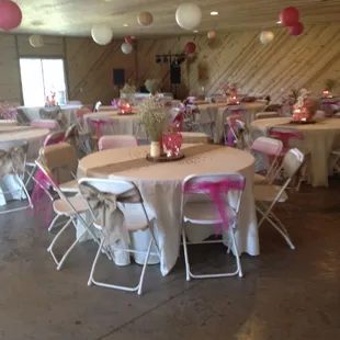 Indoor reception hall